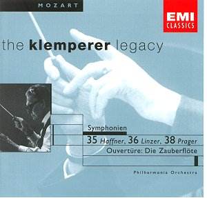 MOZART Symphonies 35,36,38 Klemperer: Classical CD Reviews-June