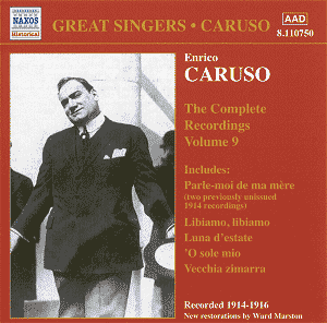 Caruso Volume 9 Naxos RF Classical CD Reviews December 2003