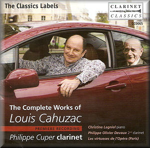 CAHUZAC Complete works - Clarinet Classics CC0065 [JW]: Classical Music ...